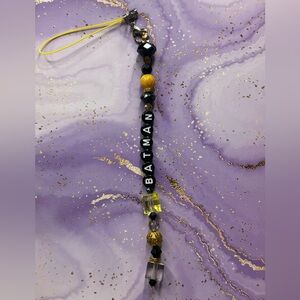 Handmade Batman mini phone charm/ keychain accessories